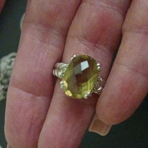 Woman's sterling silver ring